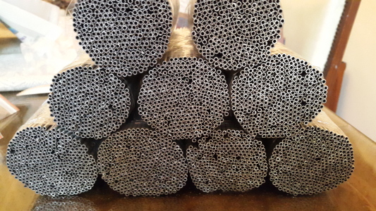 Tubos para boyas de pesca